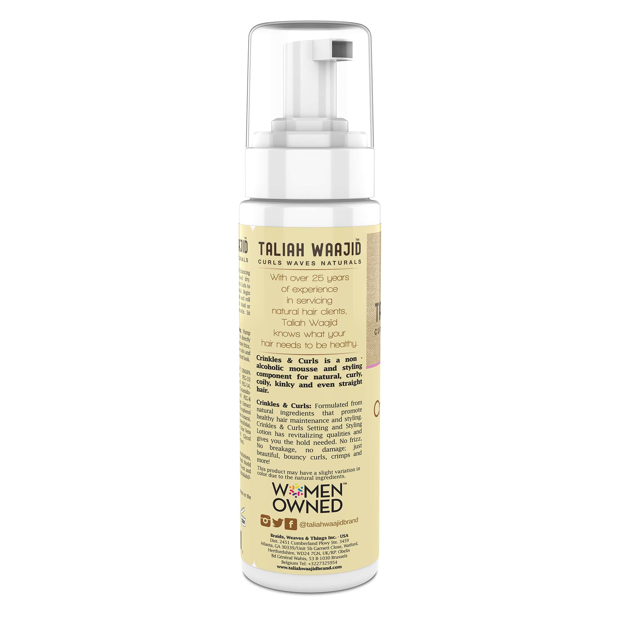 Taliah Waajid Styling Lotion - Crinkles & Curls 8oz image 2