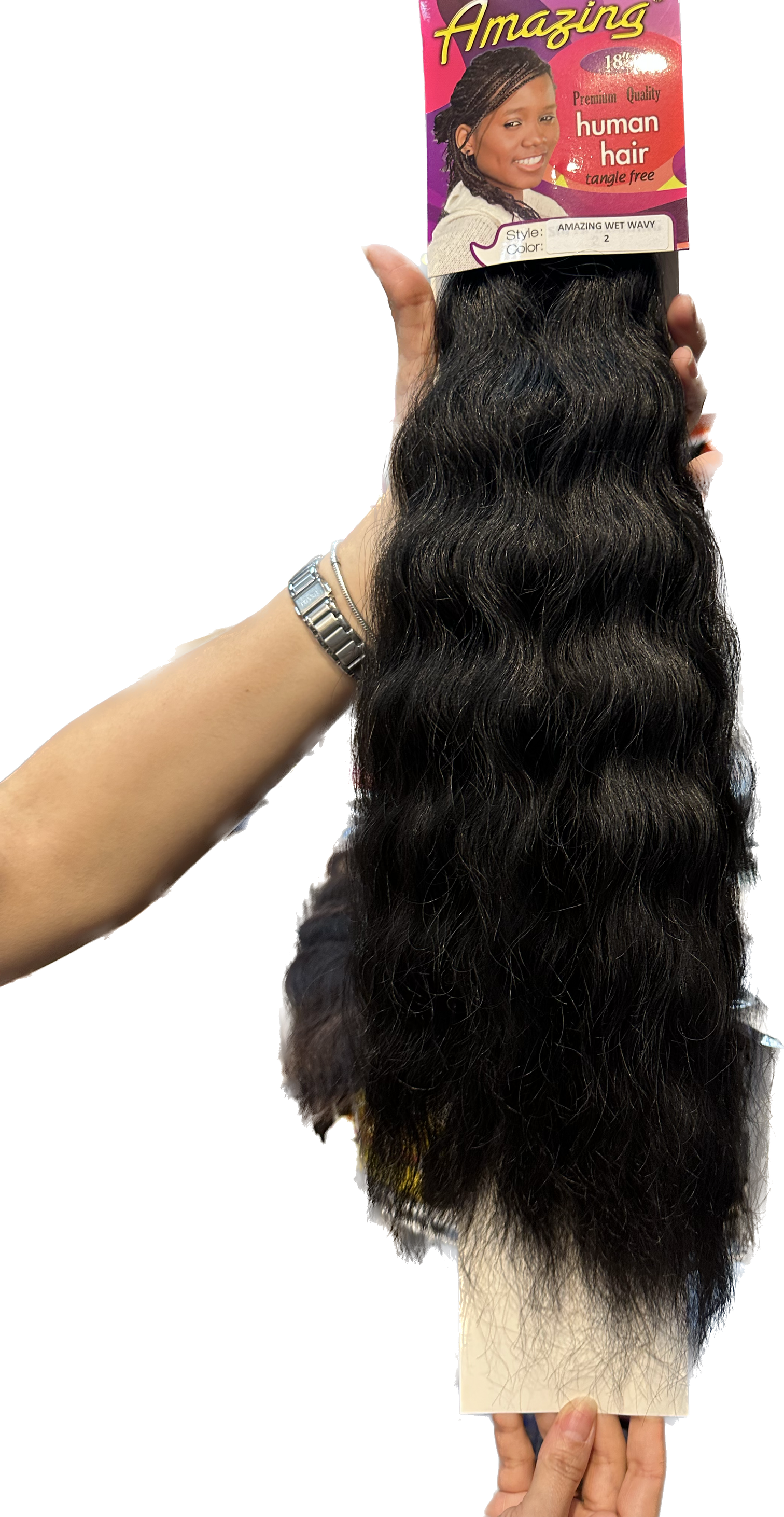 Amazing Wet and Wavy Bulk Braiding Hair 100% Human Hair image 0