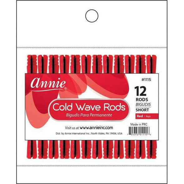 Annie Cold Wave Rods #1115 Red 12CT image 0