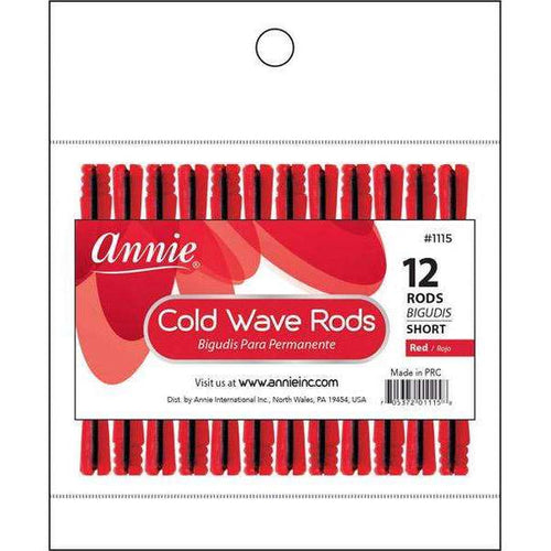 Annie Cold Wave Rods #1115 Red 12CT image 0
