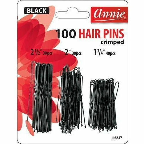 ANNIE: 100 HAIR PINS CRIMPED #3317 image 0
