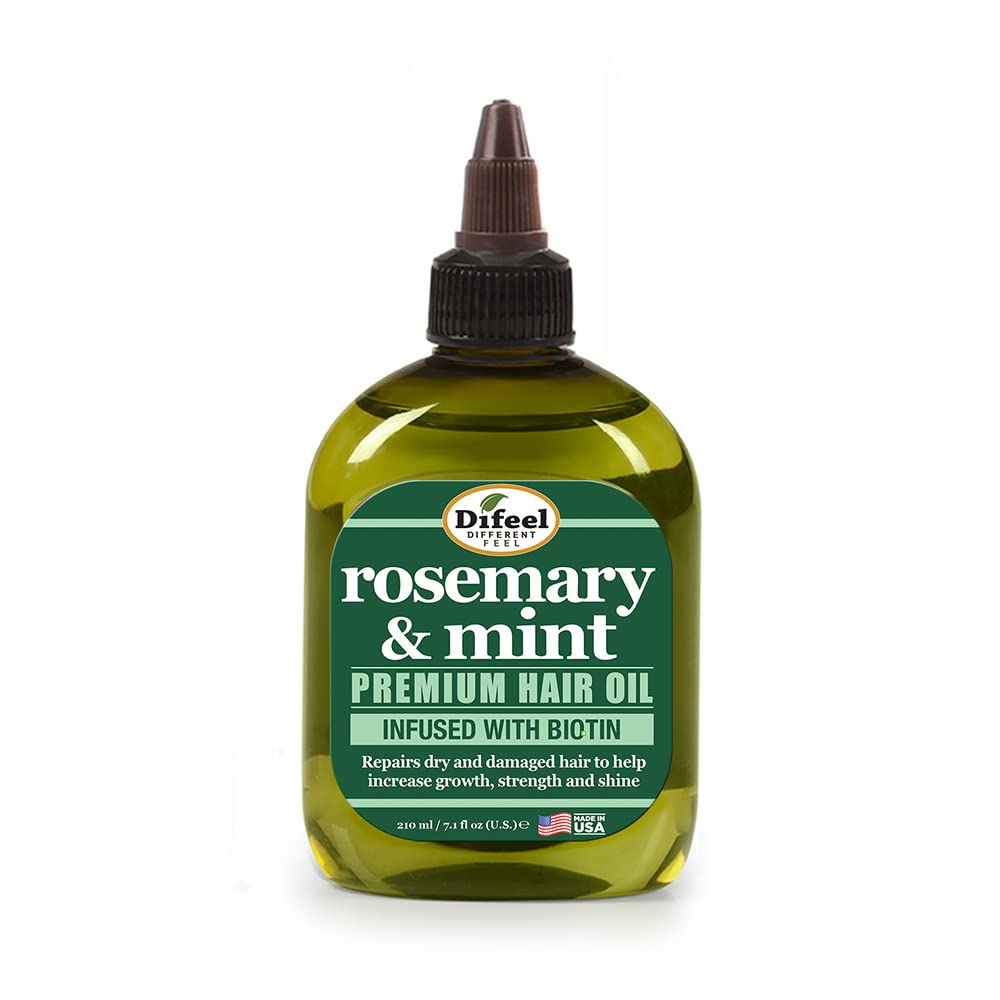 DIFEEL ROSEMARY AND MINT PREMIUM HAIR OIL WITH BIOTIN 2.5 OZ. image 0