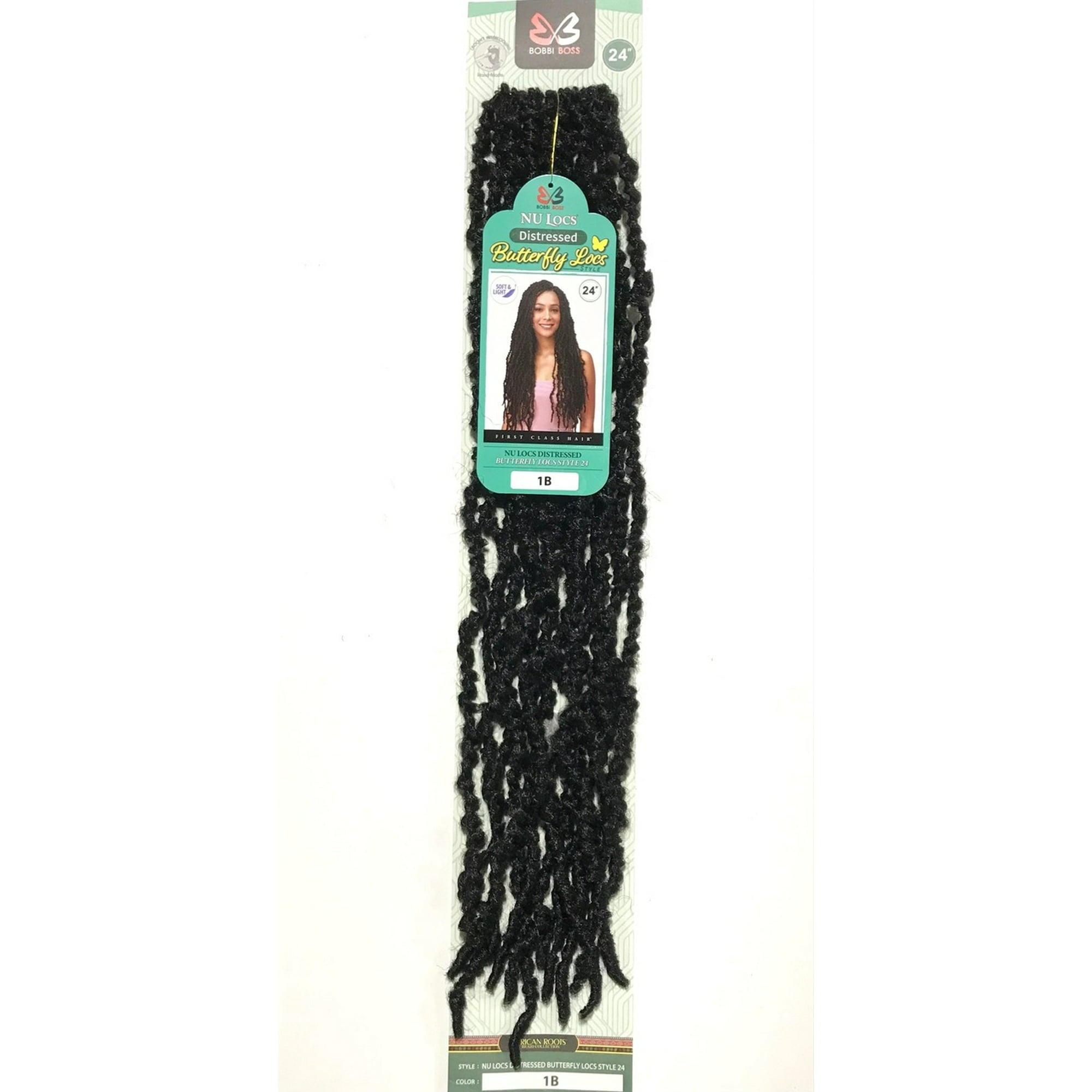 Bobbi Boss Nu Locs Distressed Butterfly Locs Style Crochet Braiding image 0