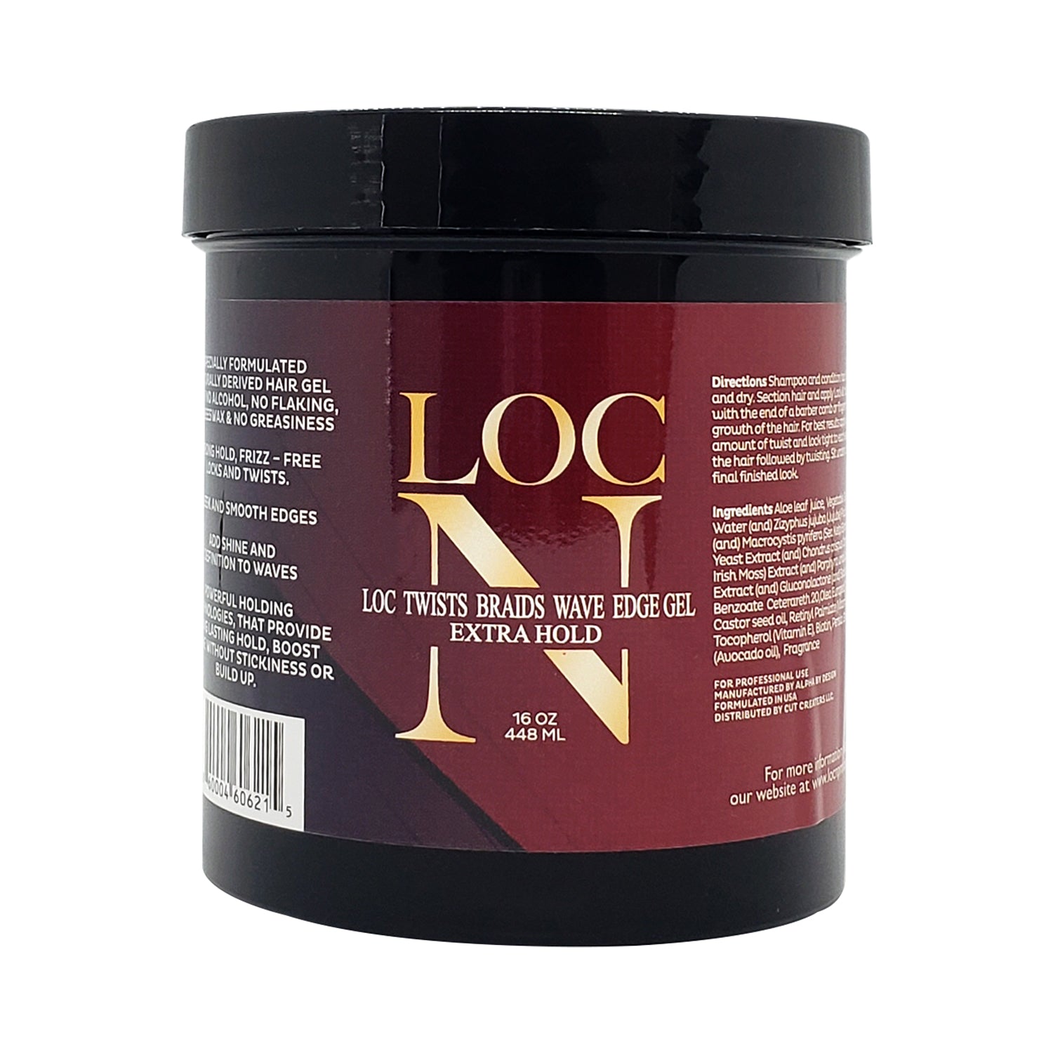 LOC N - Locs Twists Braids Wave Edge Gel Extra Hold image 2