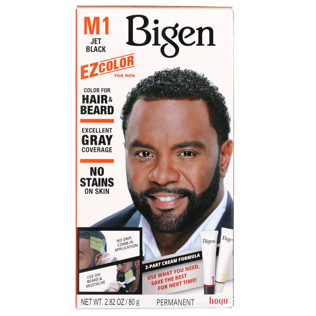 Bigen Ez Color For Men Jet Black Kit M1, 1 ea image 0