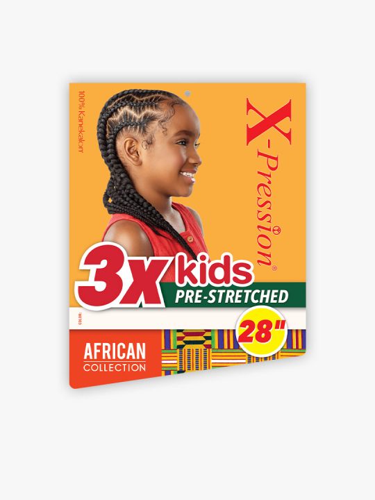 3X X-PRESSION KIDS PRE-STRETCHED BRAID 28″ image 4
