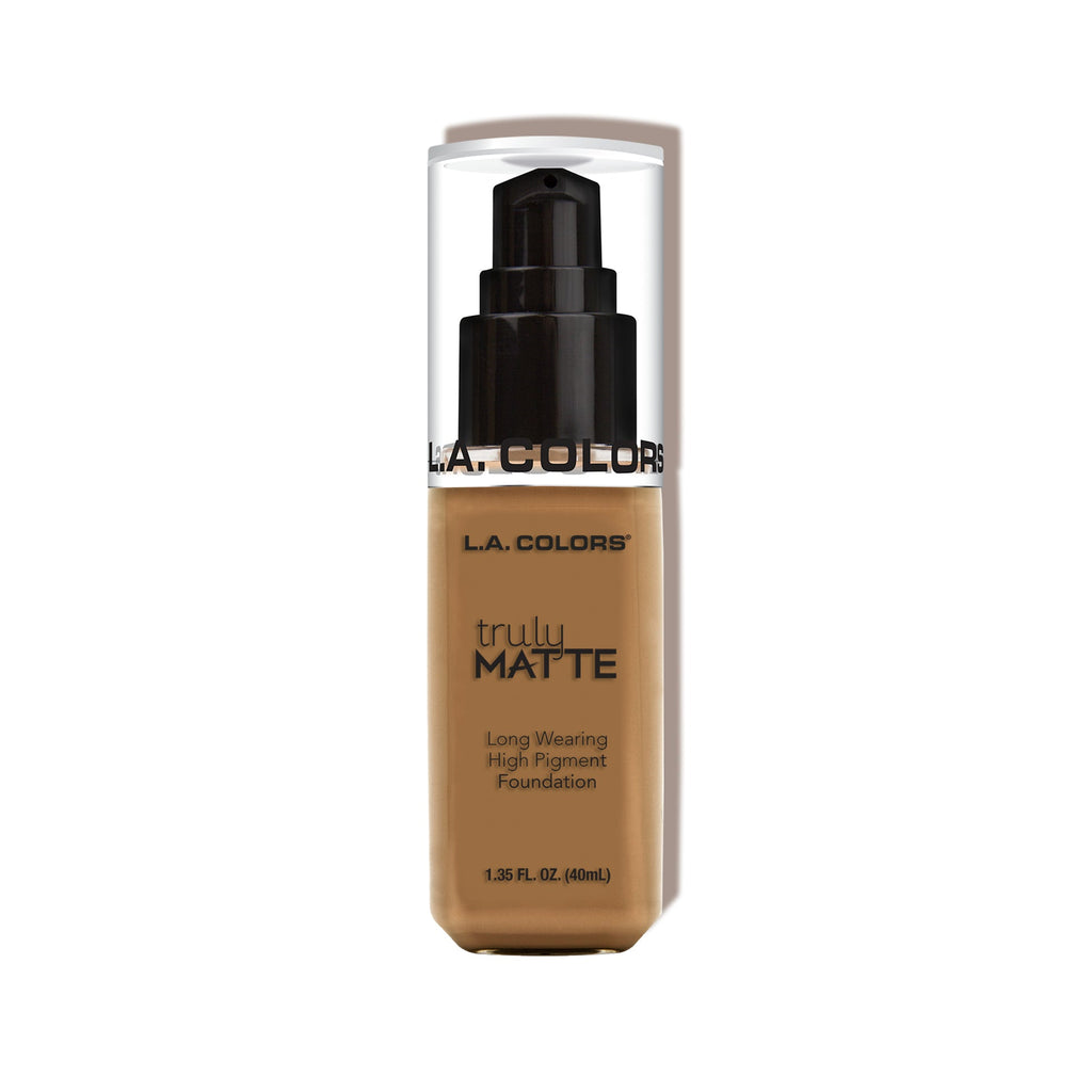 L.A. COLORS Truly Matte Foundation - CLM362 Warm Caramel