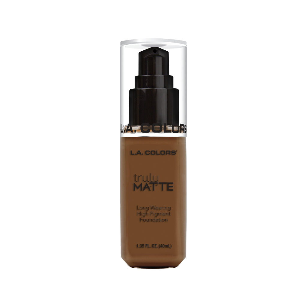L.A. COLORS Truly Matte Foundation - CLM364 Mahogany