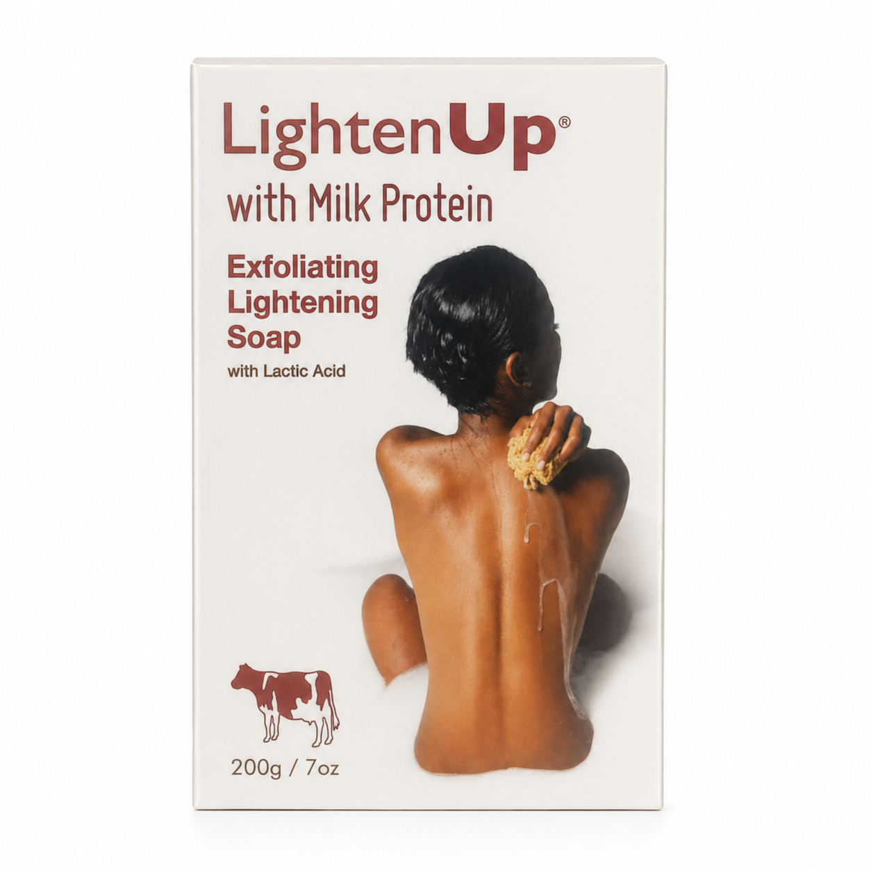 LightenUp Milk Protein Exfoliating Soap 200g
