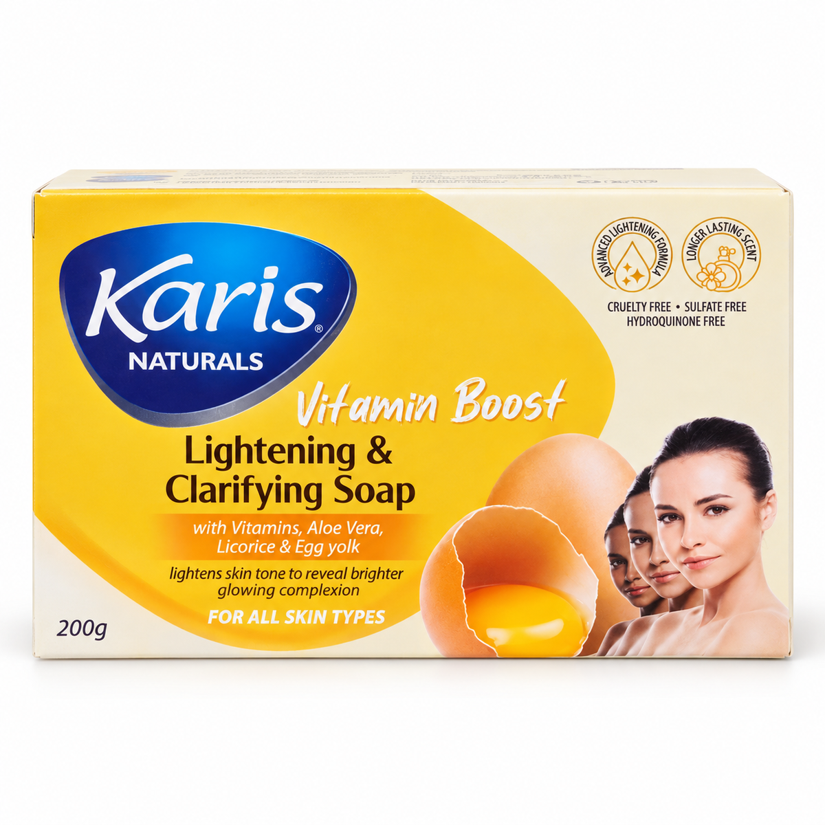 Karis Naturals Vitamin Boost Lightening & Clarifying Soap – 200 g
