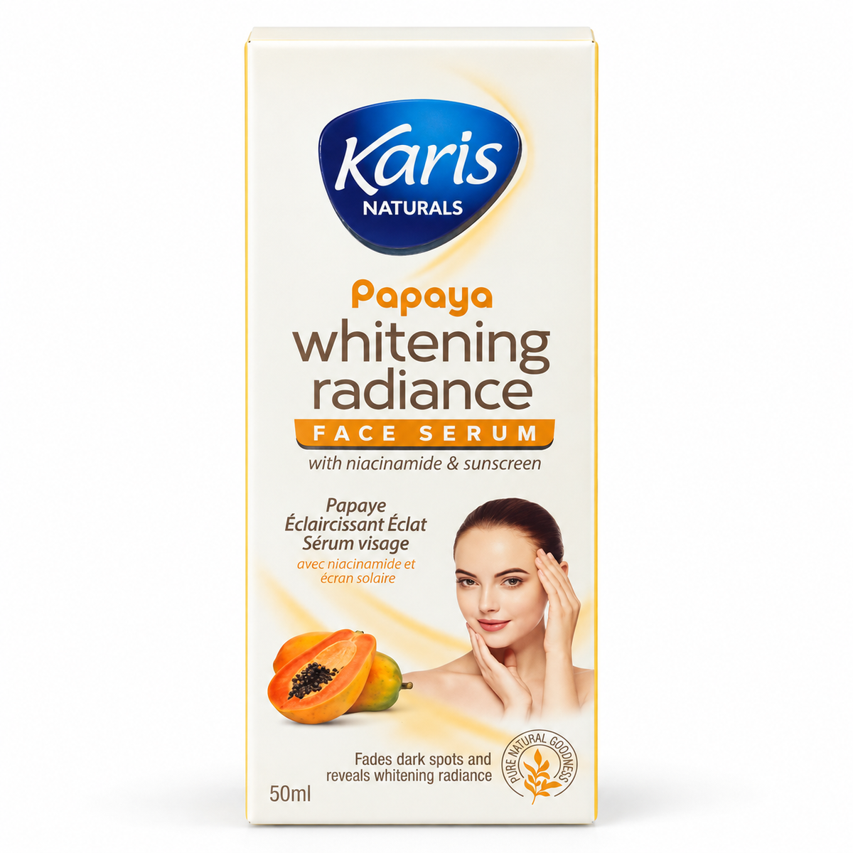 Karis Naturals Papaya Whitening Radiance Face Serum – 50 ml