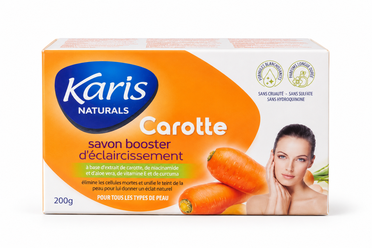 Karis Naturals Carotte Brightening Beauty Soap – 200 g