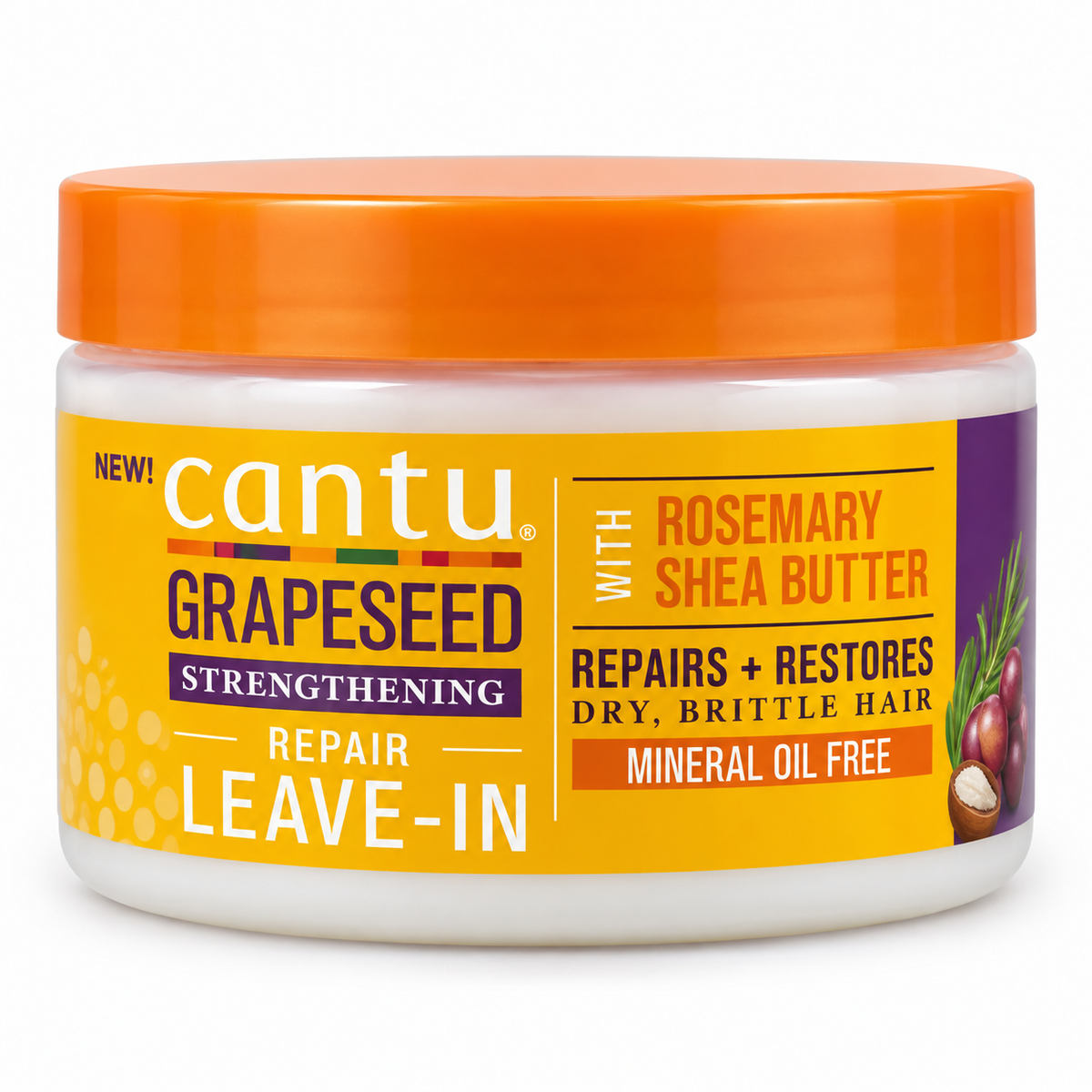 Cantu Grapeseed Strengthening Repair Leave-In with Rosemary & Shea Butter