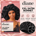 Diane Premium XXL Satin Bonnet – Black