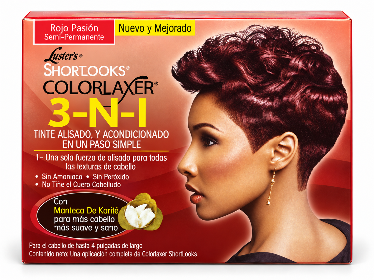 Luster’s ShortLooks Colorlaxer 3-N-1 – Passion Red Semi-Permanent