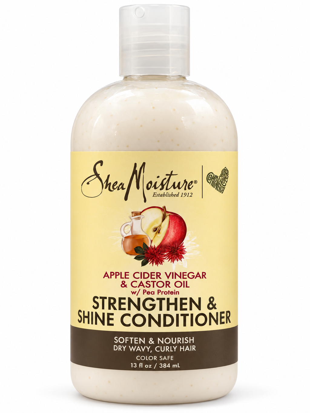 SheaMoisture Apple Cider Vinegar & Castor Oil Strengthen & Shine Conditioner – 13 fl oz