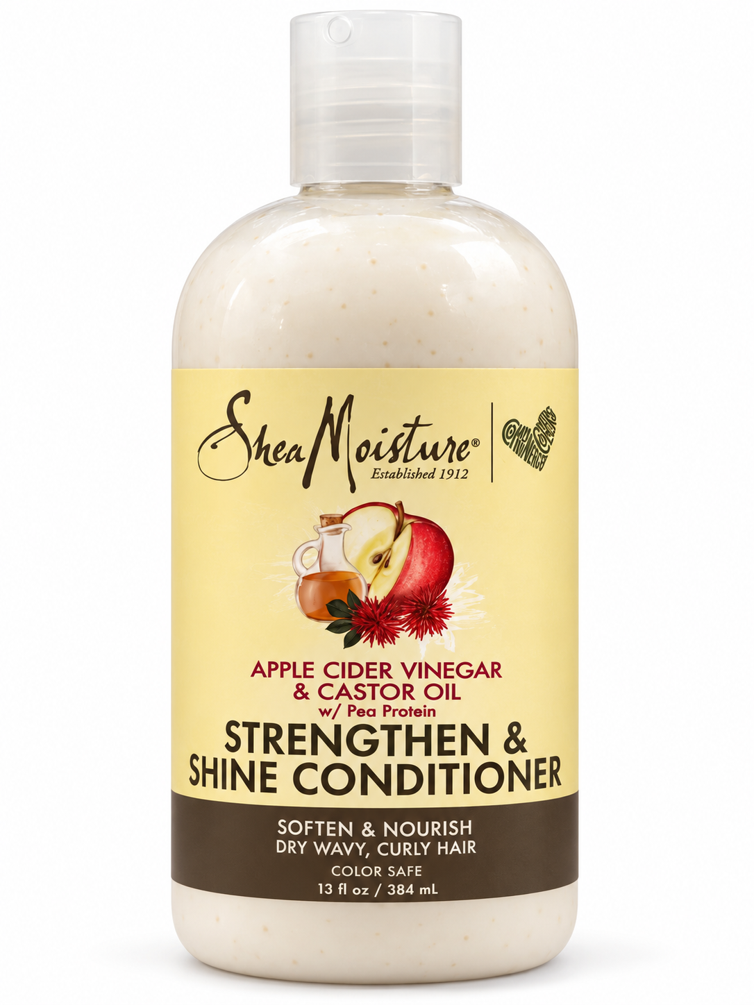 SheaMoisture Apple Cider Vinegar & Castor Oil Strengthen & Shine Conditioner – 13 fl oz