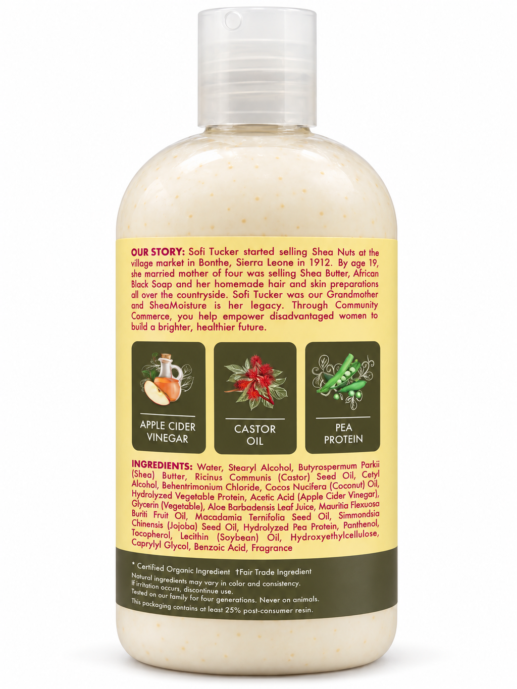 SheaMoisture Apple Cider Vinegar & Castor Oil Strengthen & Shine Conditioner – 13 fl oz
