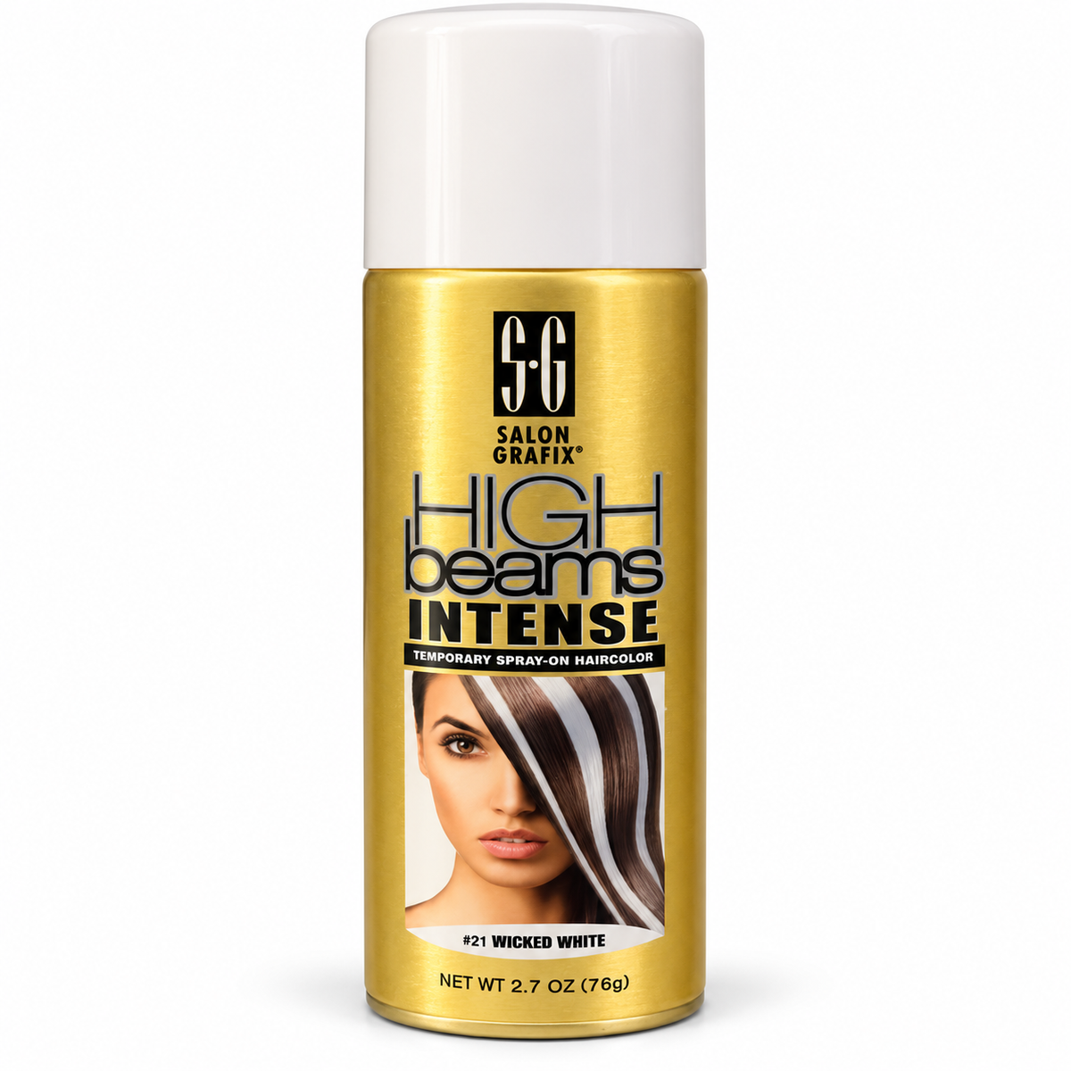 High Beams Intense Temporary Spray-On Color 2.7 oz. Wicked White