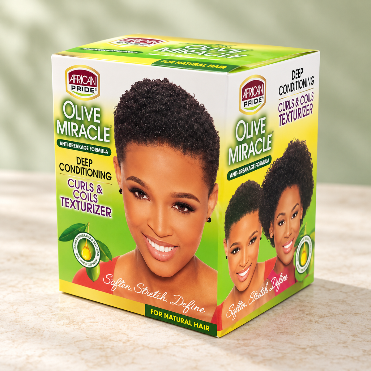 African Pride Olive Miracle Deep Conditioning Curls & Coils Texturizer