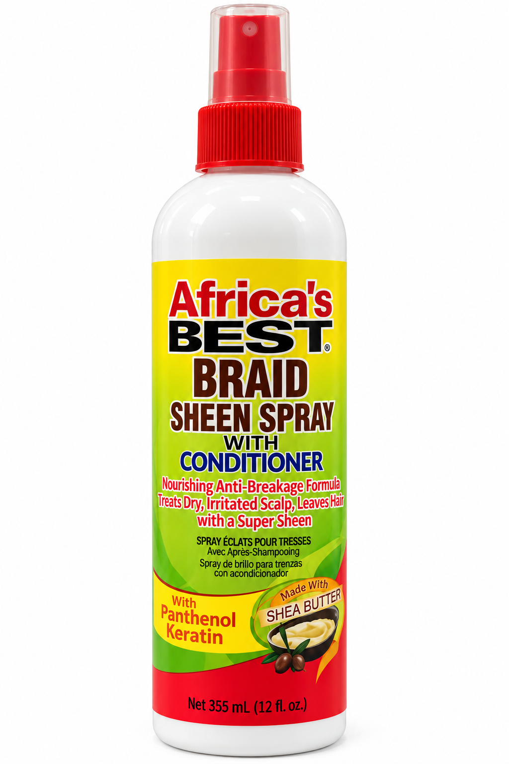 Africa’s Best Braid Sheen Spray with Conditioner – 12 oz