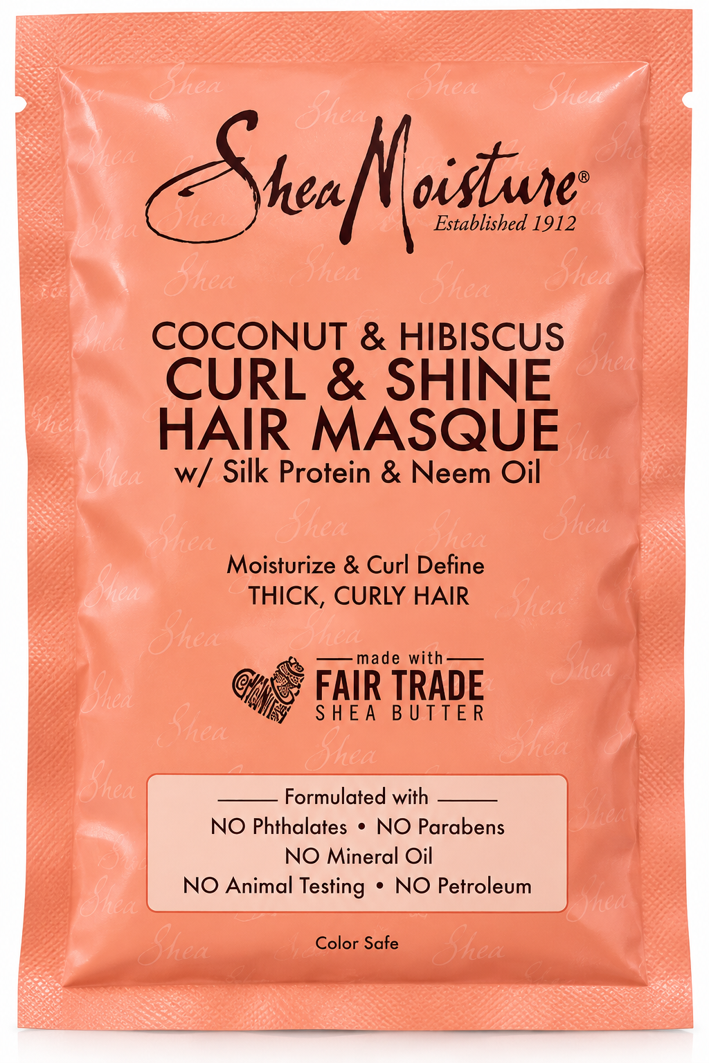 SheaMoisture Coconut & Hibiscus Curl & Shine Hair Masque Packet