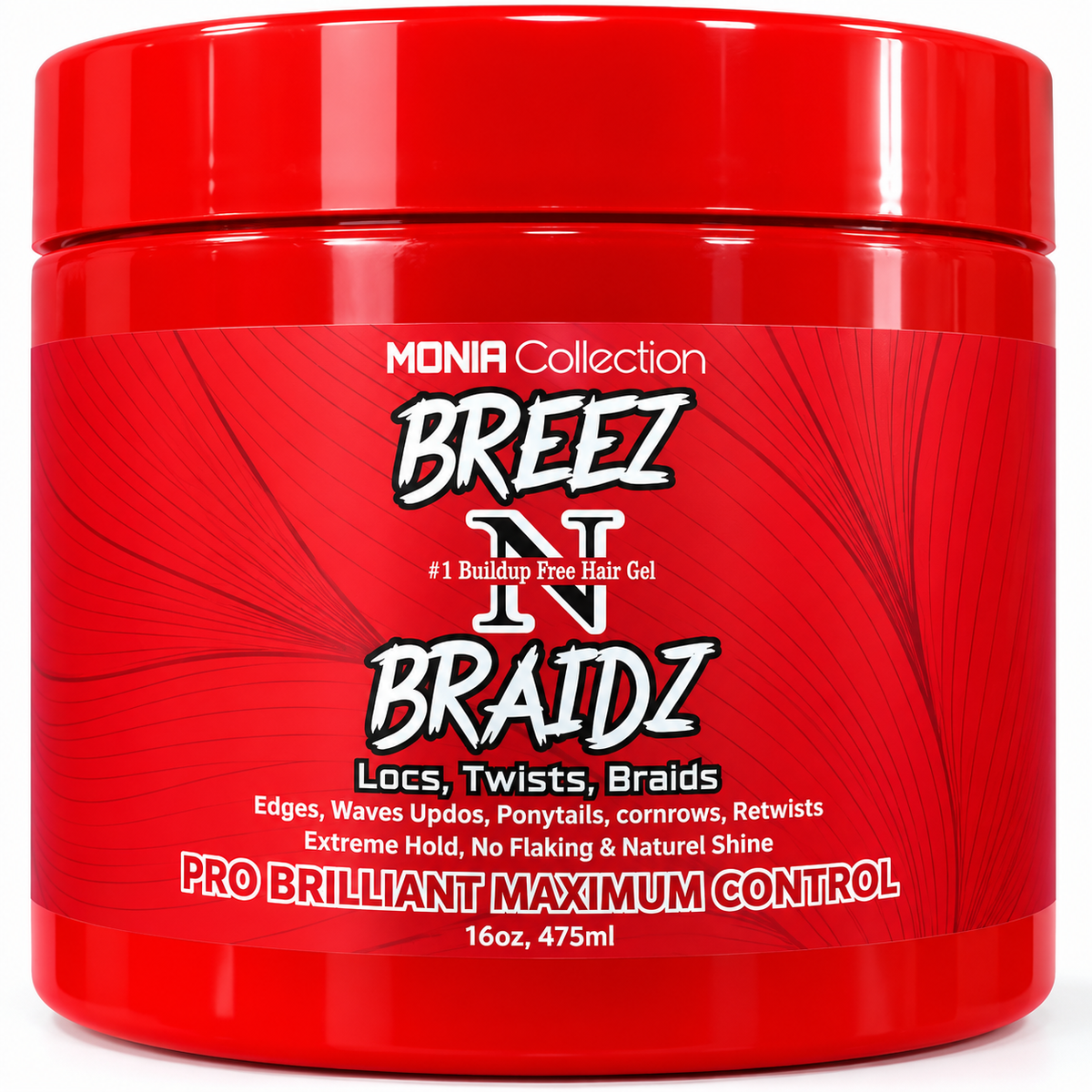 MONIA Collection Breez N Braidz Braiding Gel - 16oz