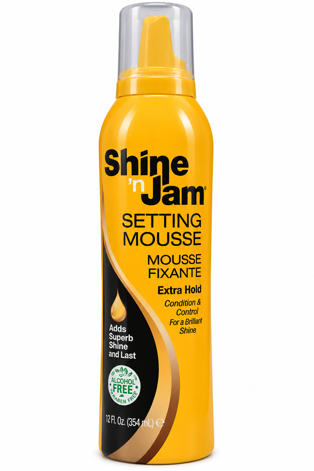 Shine 'n Jam Setting Mousse with Honey Extract - 12oz
