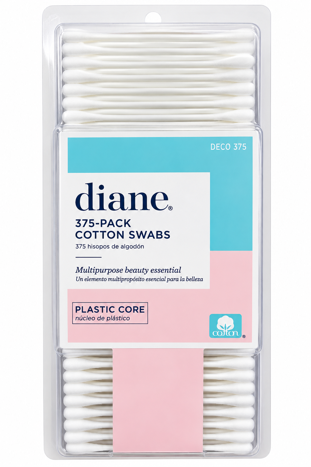 Diane Cotton Swabs - 375 Pack
