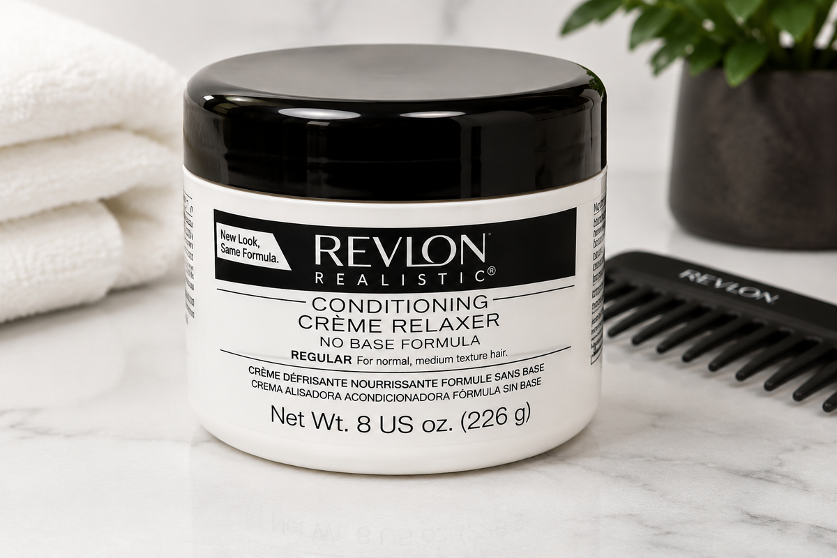 Revlon Realistic Conditioning Creme Relaxer Regular 8 oz