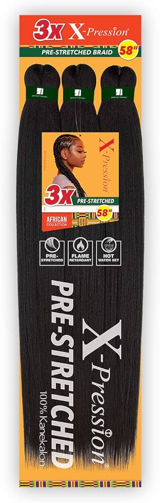 3X X-Pression Pre-Stretched Braid 58 packaging