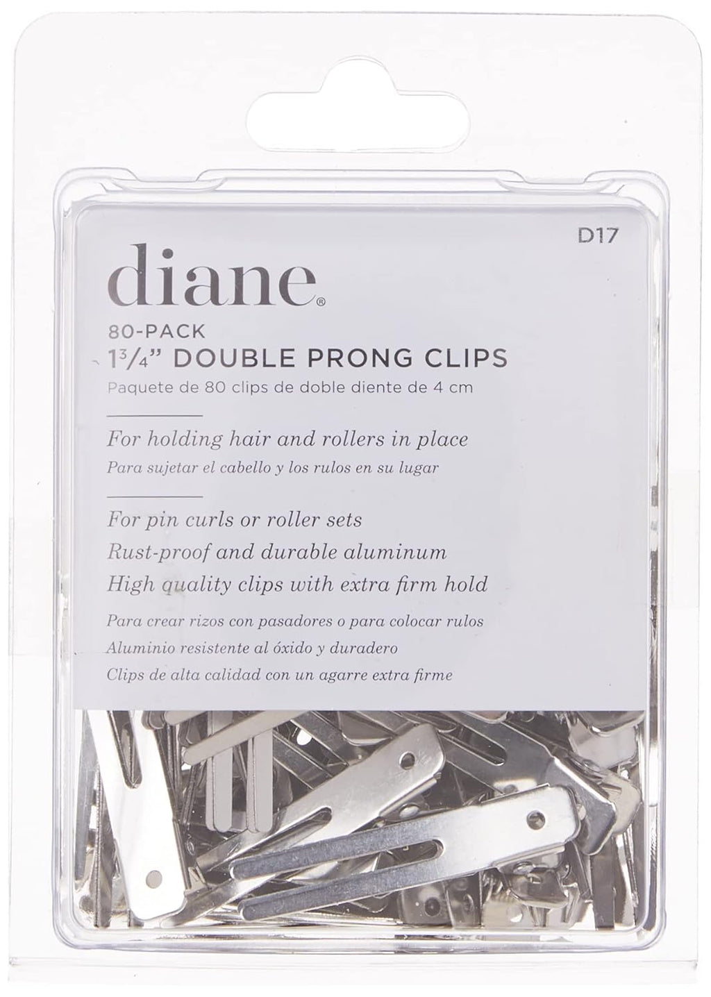 Diane Double Prong Clips 80 ct image 1