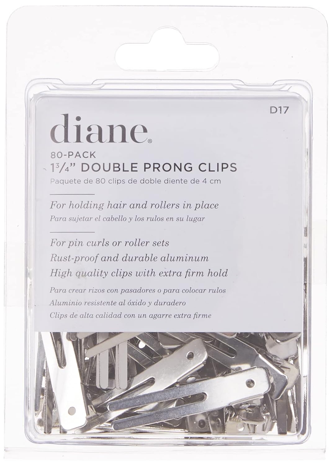 Diane Double Prong Clips 80 ct image 1