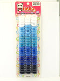 Bello Small Terry Ponytailers - Shades of Blue & White - 72 Pcs. image 0