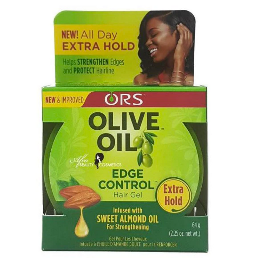 ORS OLIVE OIL EDGE CONTROL EXTRA HOLD W/ SWEET ALMOND OIL image 0
