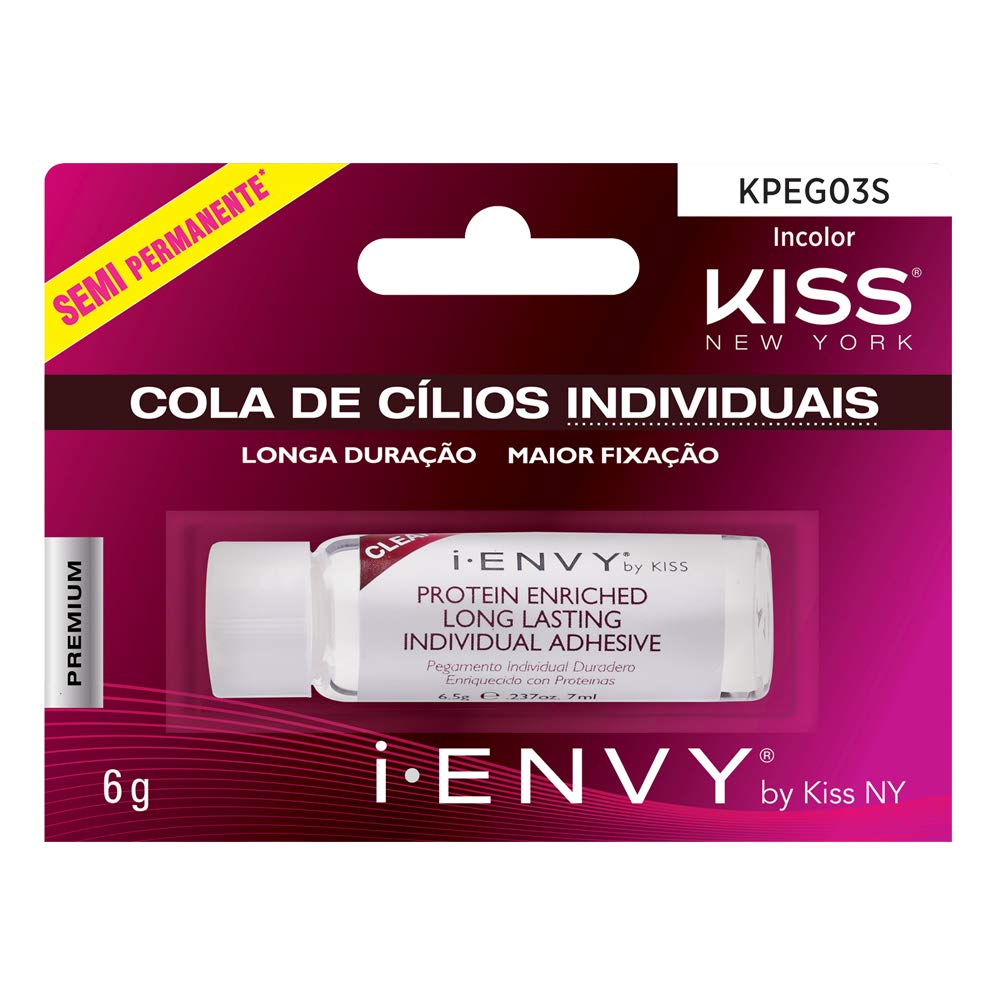 Kiss Eyelashes I Envy KPEG03 Clear Individual Eyelash Adhesive image 0