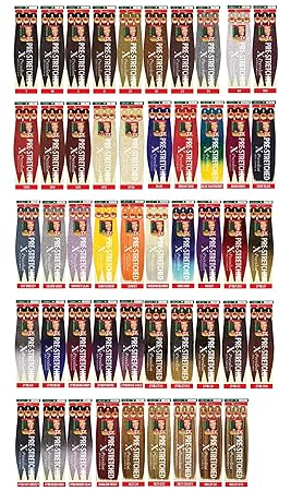 Outre X-Pression Pre-Stretched 6X ULTRA BRAID 52 (1B Off Black) image 2