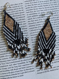 Black Gold Earrings image 0