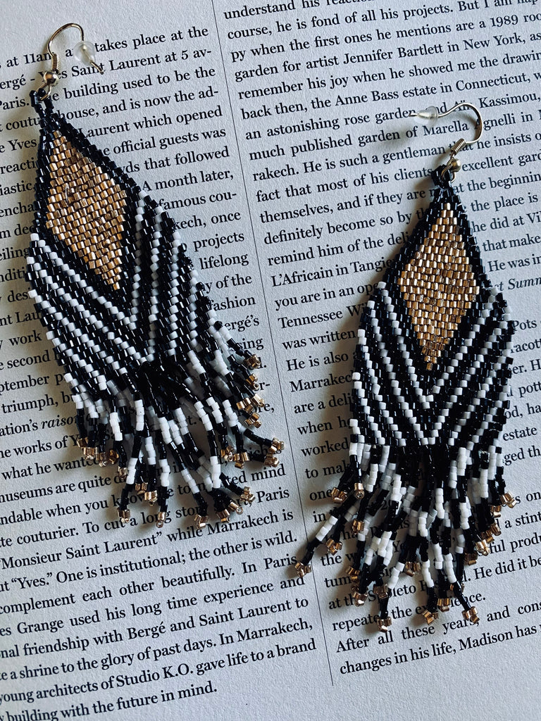 Black Gold Earrings image 0
