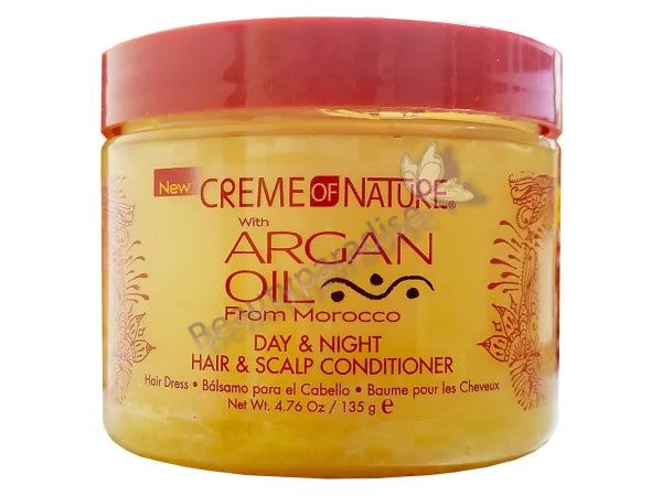Creme Of Nature Argan Oil Day & Night Hair & Scalp Conditioner Hair Dress image 0