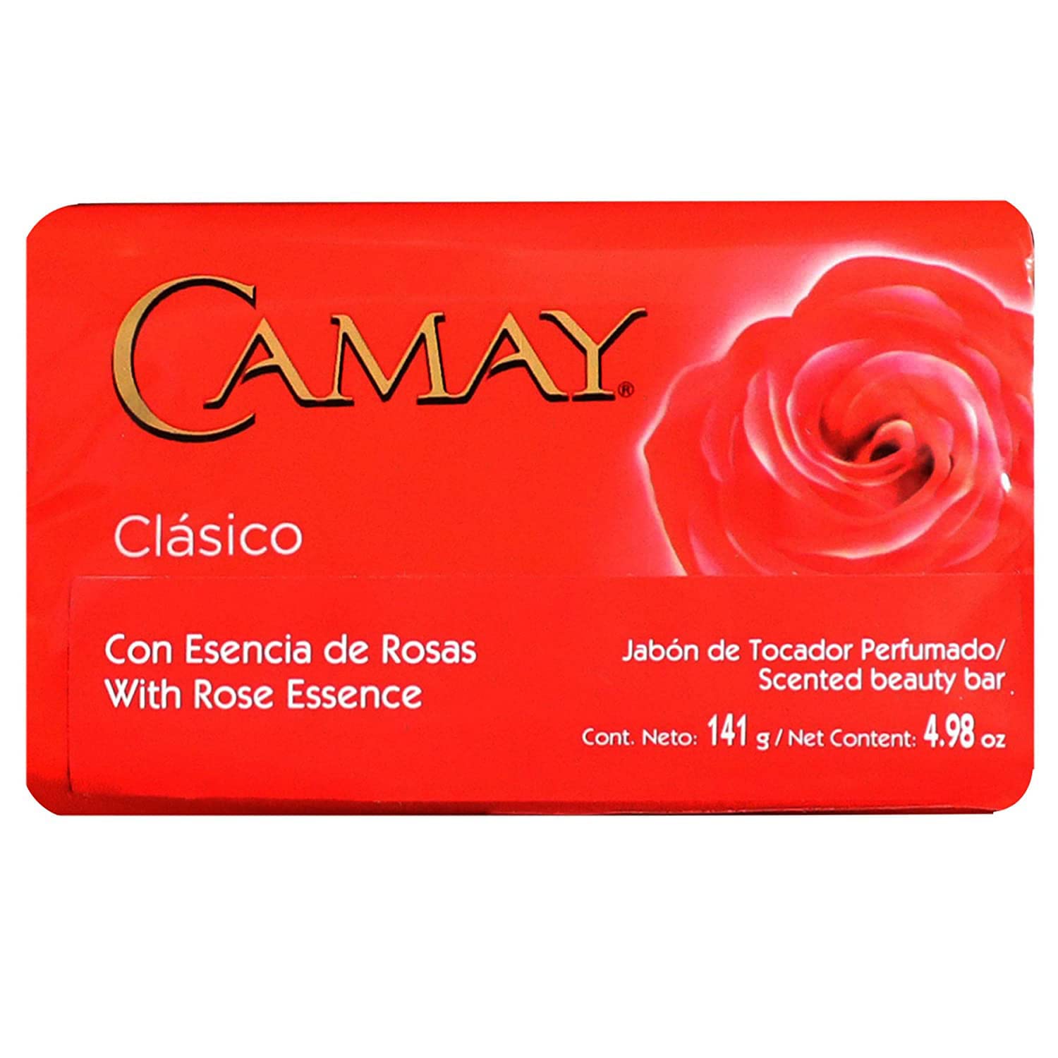 Camay Classic Rose Essence Scented Beauty Bar Soap image 1