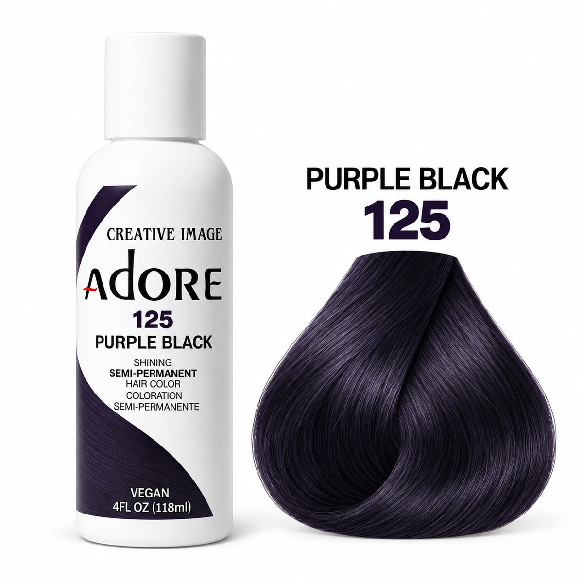 Adore #125 Purple Black hair color