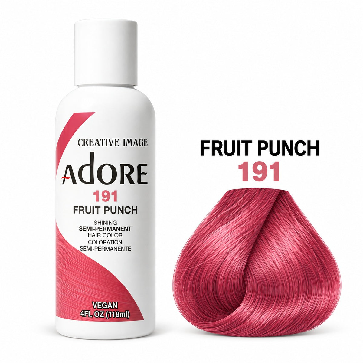 Adore #191 Fruit Punch hair color
