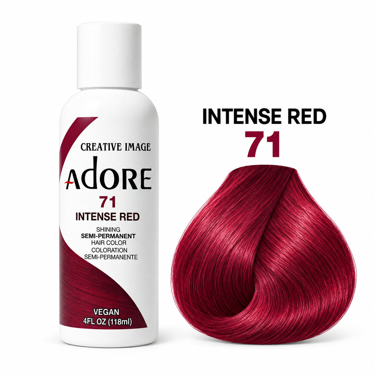 Adore #71 Intense Red hair color
