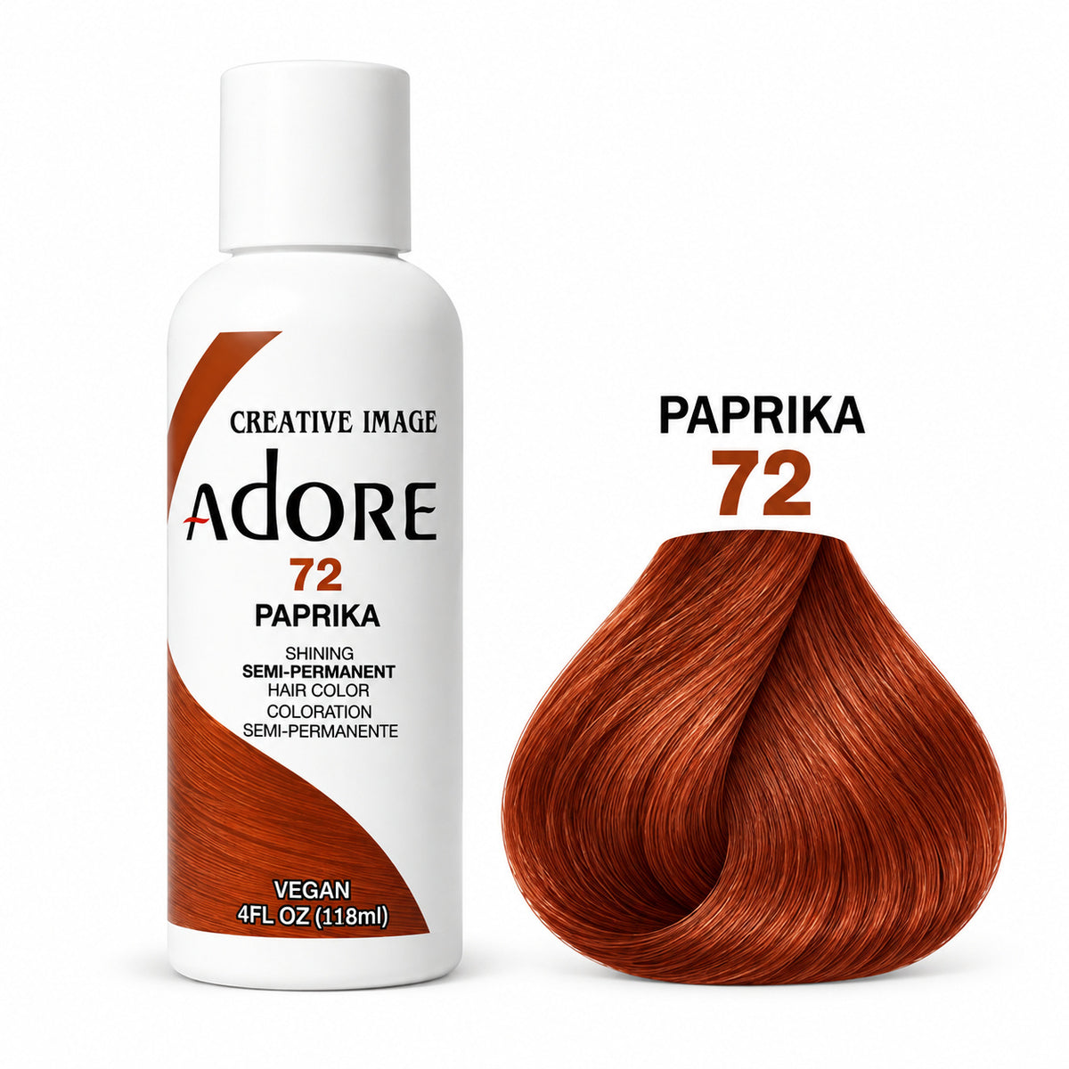 Adore #72 Paprika hair color