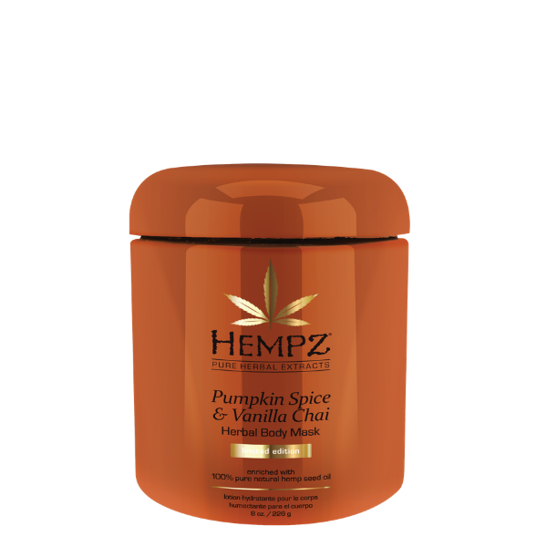 HEMPZ® LIMITED EDITION PUMPKIN SPICE & VANILLA CHAI EXFOLIATING HERBAL BODY MASK image 0