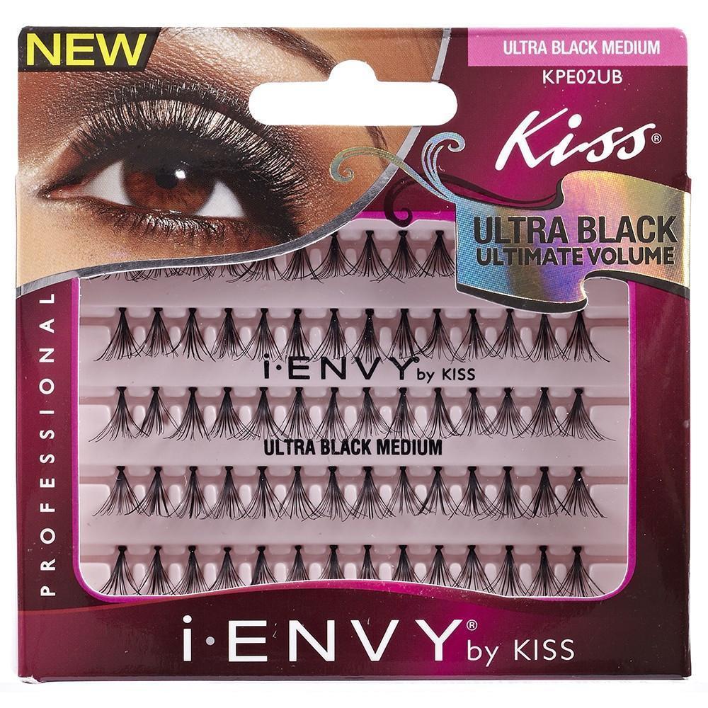 #KPE02UB KISS INDIVIDUAL EYELASH ULTRA BLACK MEDIUM (6PC) image 0