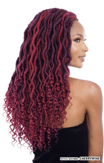 Wavy Island Gorgeous Locs 16" 4 - 2X Crochet hair image 1