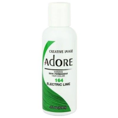 Adore Semi-Permanent Hair color 164 Electric Lime, 4 oz image 0