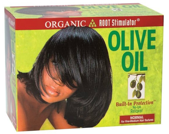 Organic Root Stimulator Olive Oil Relaxer Kit image 0